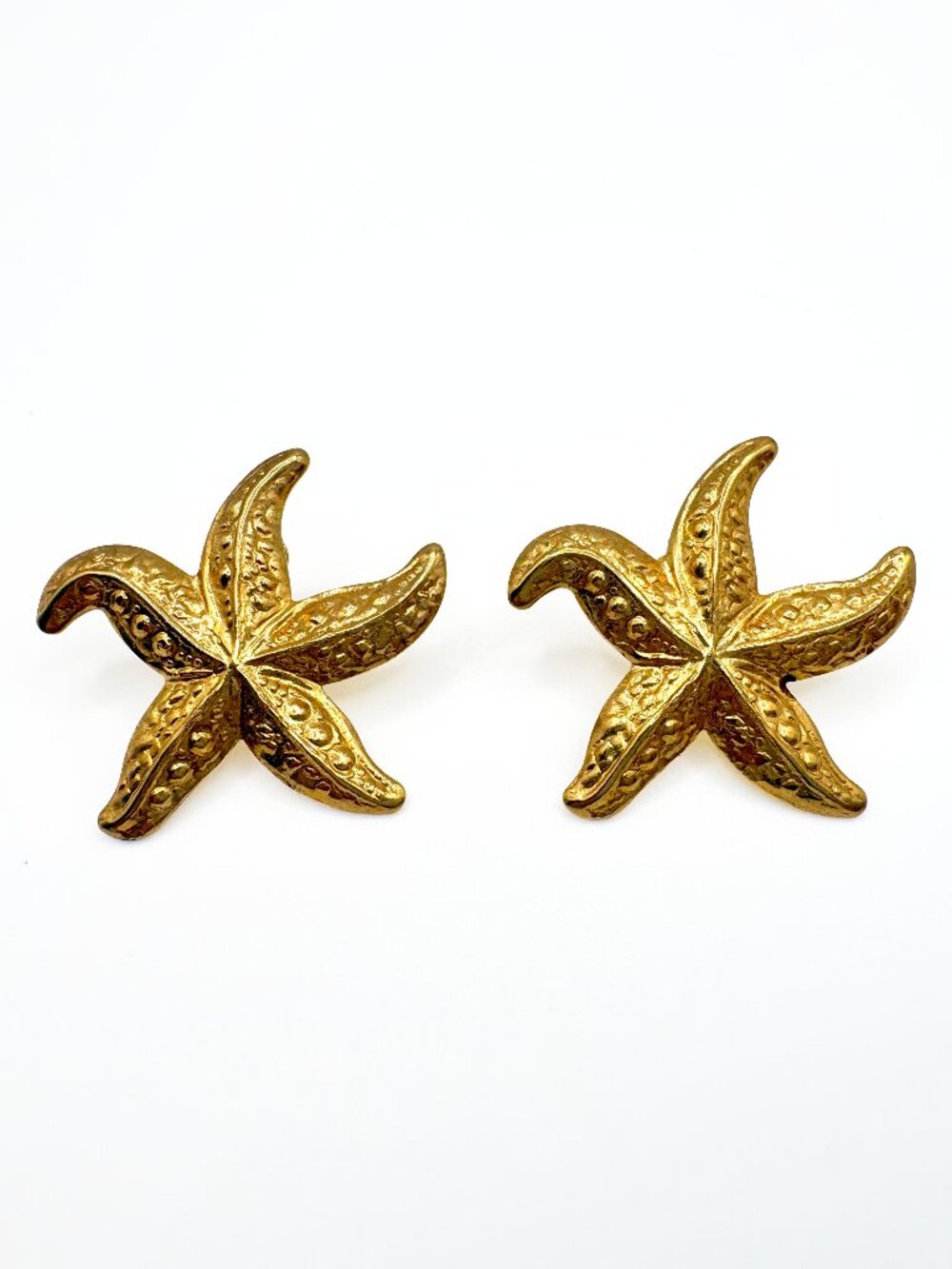 Vintage Unsigned Avon Starfish Earrings